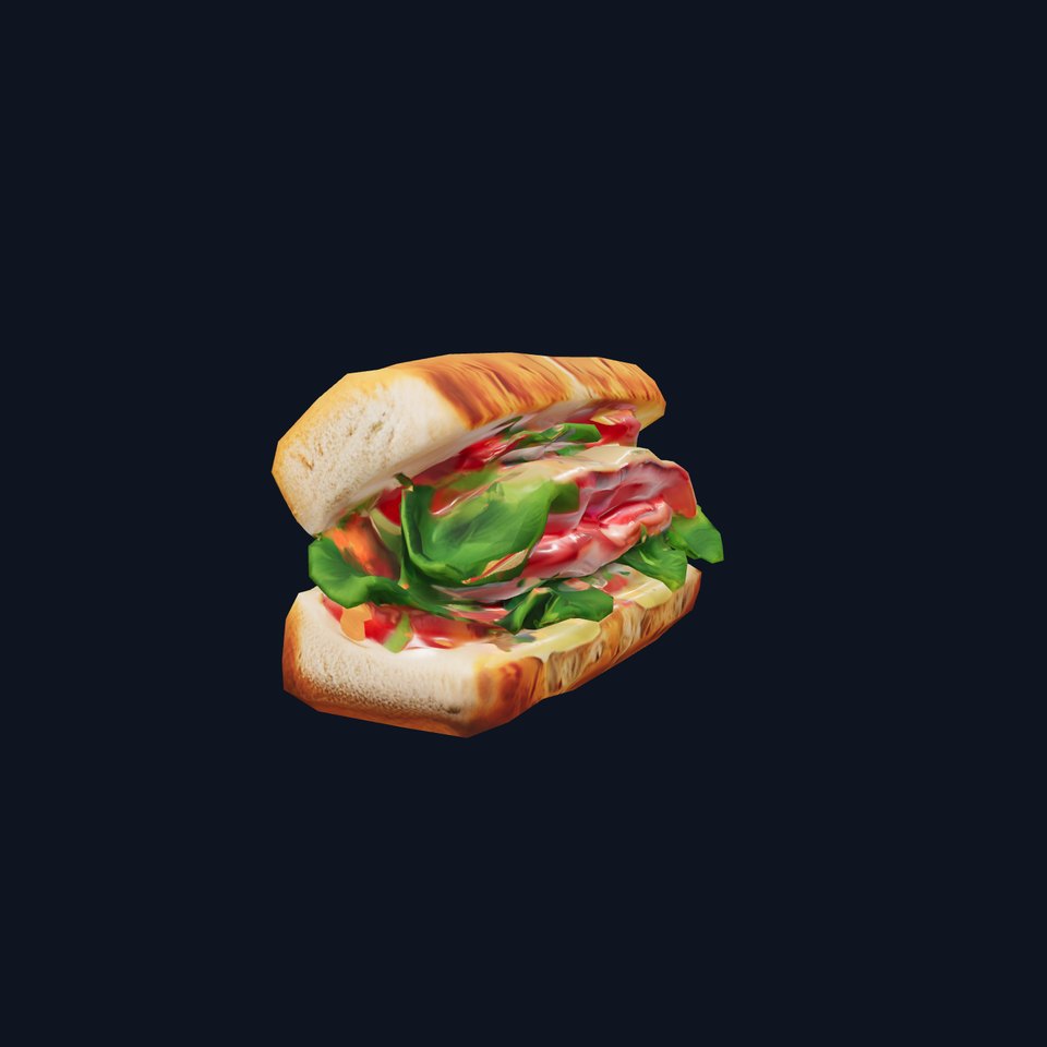 Realistic Sandwich Model Pack with Multiple Layers
